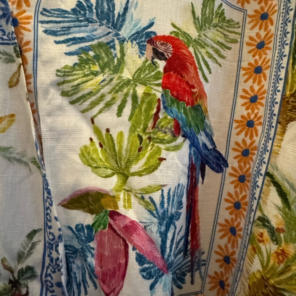 NWT Cupshe Belted Tropical Print Romper - Picture 5 of 10